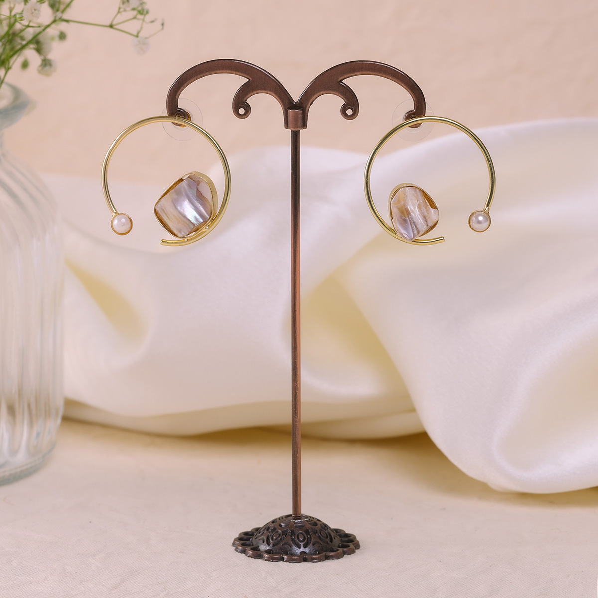 Aurelle Arc Earrings - Image 2