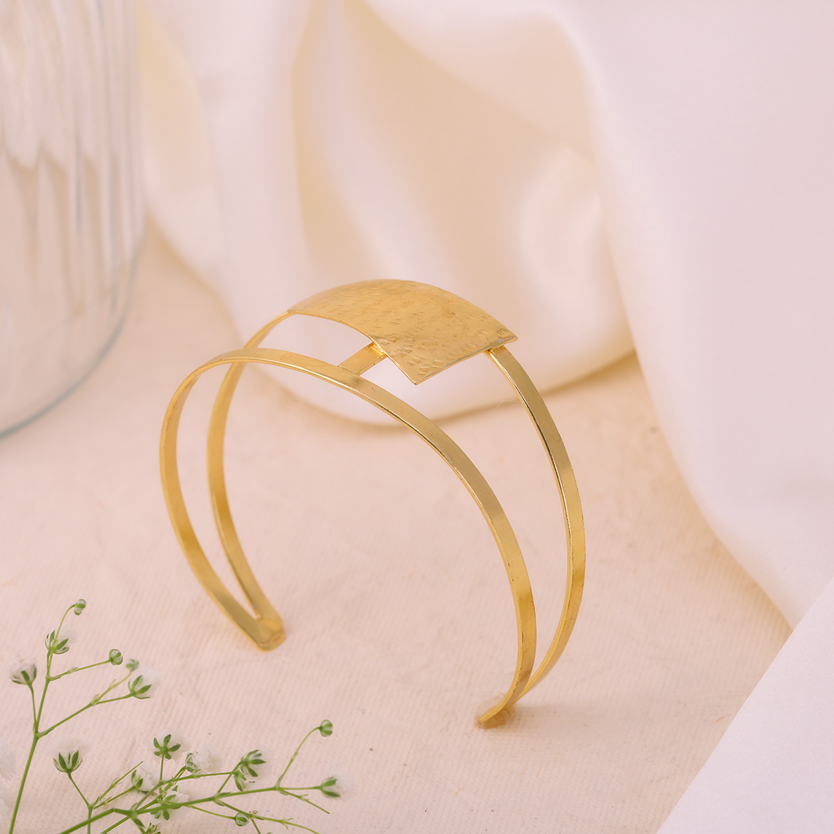 Aarvi Hammered Cuff - Image 2